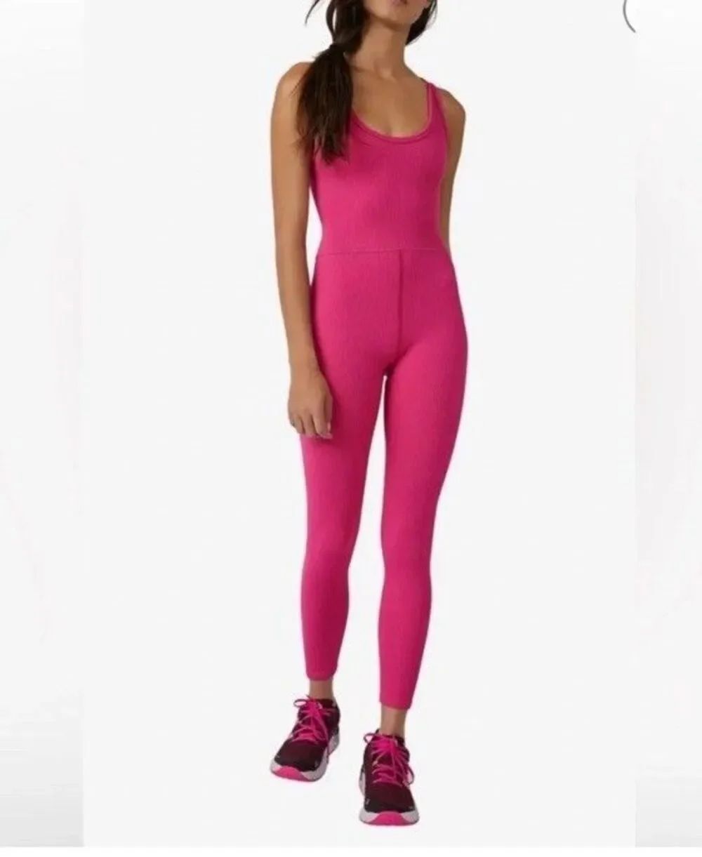 FP Movement Free Throw One Piece Jumpsuit in Hot Pink Size XS